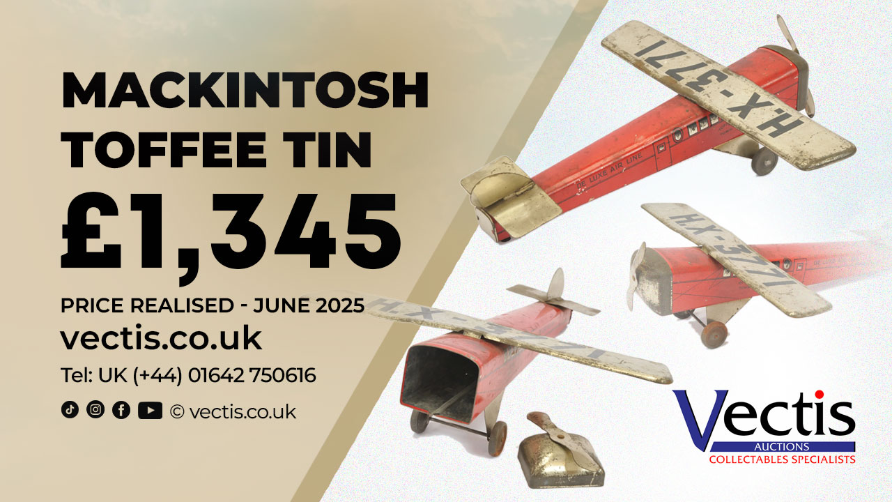 SOLD 📣 £1,345 ❗Mackintosh Toffee Tin