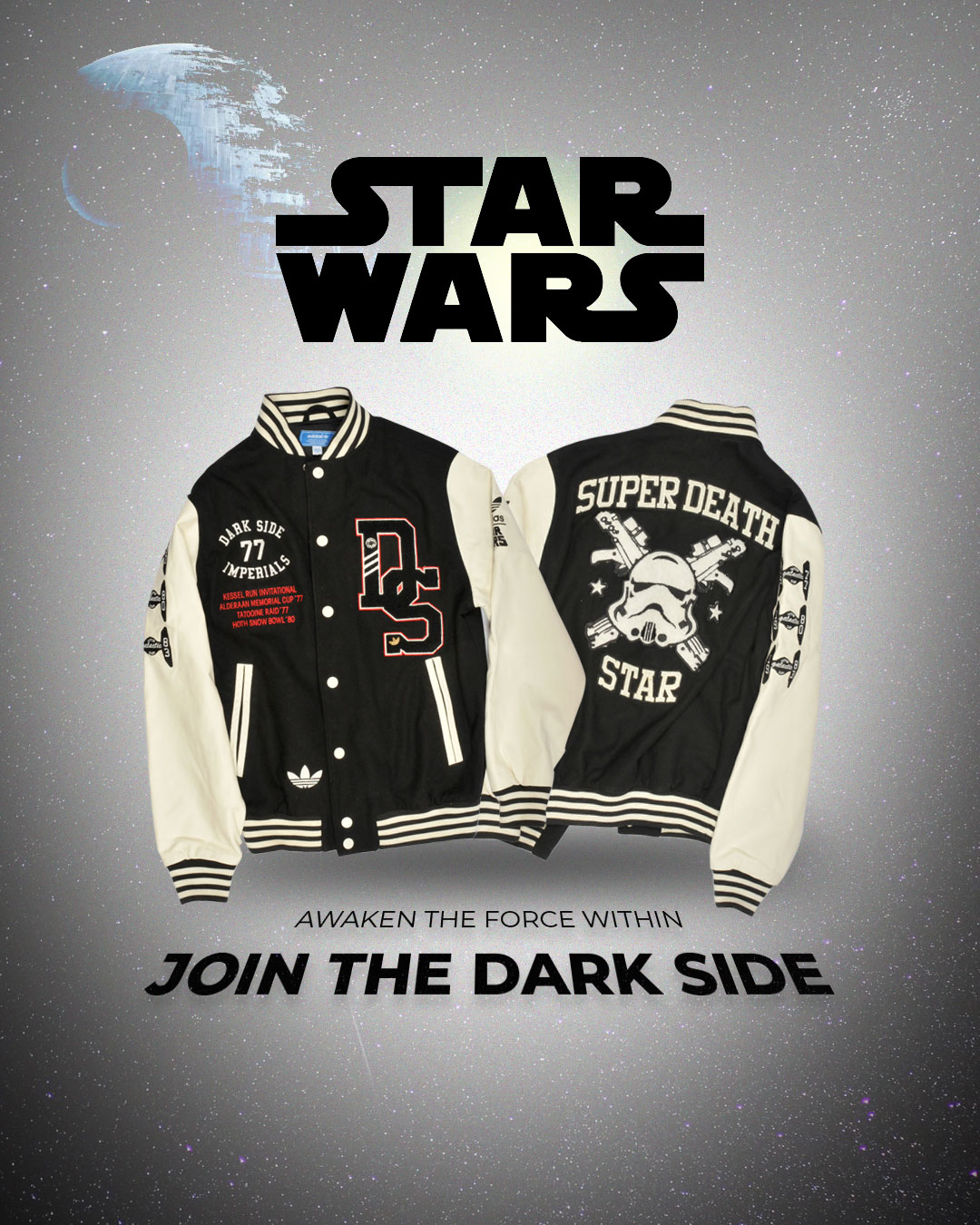 Star Wars x Adidas colab varsity jacket up for auction