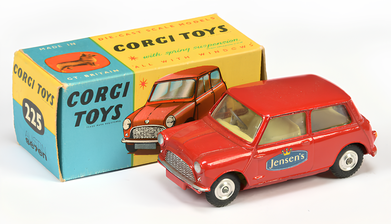 Corgi Toys 225 Austin Seven Mini Jensens featured on 5th August ❗