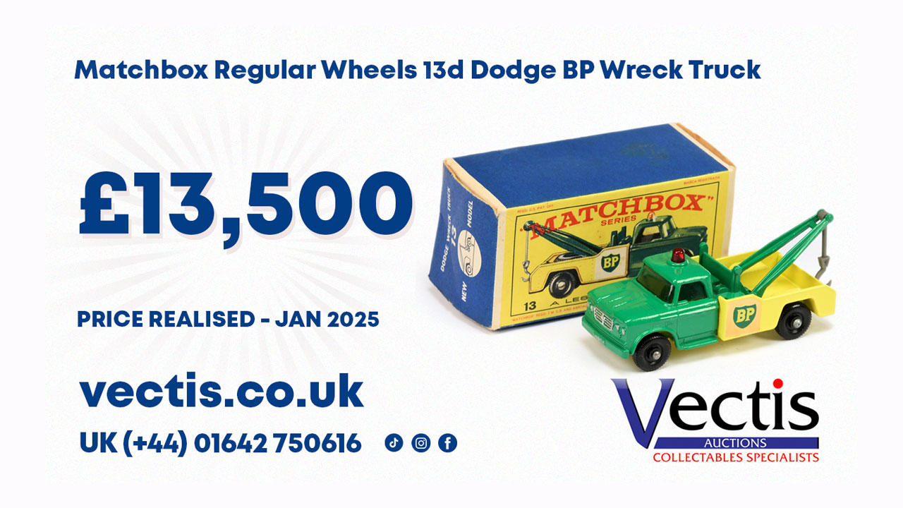 Regular Wheels 13d Dodge BP Wreck Truck Realises £13,500!